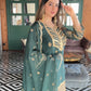 Amita Singh (@amitasinghh) VANI - Green Organza Sharara Set