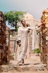 Shreya Lakhani in ROOHANI - Beige Cotton Suit Set