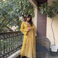 Mehak Jain in MEERA - Yellow Chanderi Suit Set