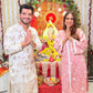 Nia Sharma in VAYU - Pink Cotton Suit Set