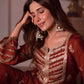 Kriti Singh in SIYAH - Rust Organza Sharara Set