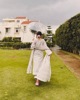 Isha Borah (@ishaborah) CHHAYA - Grey Cotton Suit Set
