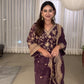 Shivangini Singh Rathore in NAYAB - Purple Organza Farsi Salwar Set