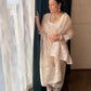 Urvashi Dholakia in Hazel Beige Chanderi Suit Set