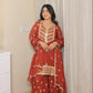 Shivani Kapoor in SIYAH - Rust Organza Sharara Set
