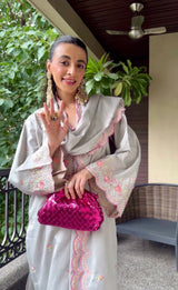 Mehak Jain in SHABH - Grey Cotton Suit Set