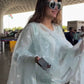 Urvashi Rautela in Gulbahar - Mint Green Embroidered Suit Set.