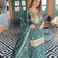 Amita Singh (@amitasinghh) VANI - Green Organza Sharara Set