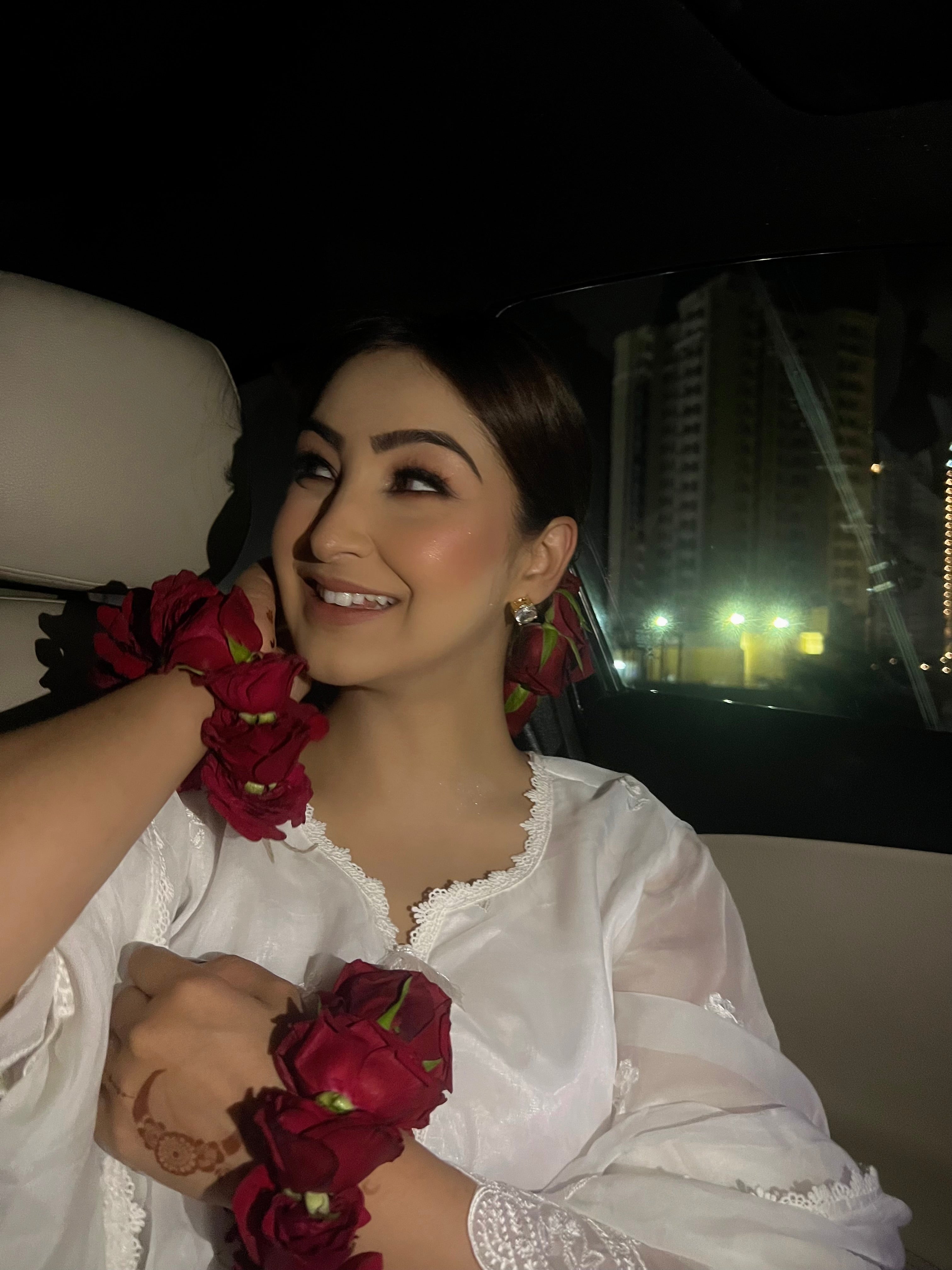 Anmol Bhatia in Aseem Ivory White Embroidered Straight Suit Set
