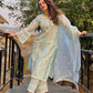 Shivaleeka Oberoi in Gulbahar - Mint Green Embroidered Suit Set