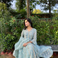 Nikita Chawla in Jashan - Blue Organza Anarkali Set.