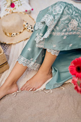 NEER - Blue Cotton Suit Set