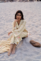 SUKOON - Beige Cotton Suit Set