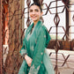Shreya Lakhani in Pine Green Chanderi Silk Suit Set