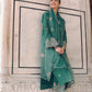 Shreya Lakhani in Pine Green Chanderi Silk Suit Set