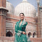Shreya Lakhani in Pine Green Chanderi Silk Suit Set