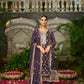 IRA - Purple Organza A-line Suit Set