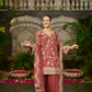 NYRA - Rust Organza Farsi Salwar Set