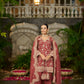 NYRA - Rust Organza Farsi Salwar Set