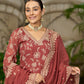 NYRA - Rust Organza Farsi Salwar Set