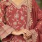 NYRA - Rust Organza Farsi Salwar Set