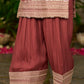 NYRA - Rust Organza Farsi Salwar Set