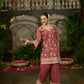 NYRA - Rust Organza Farsi Salwar Set