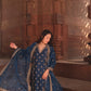 Shivani Pancholi in Gulzaar - Blue Chanderi Embroidered Suit Set