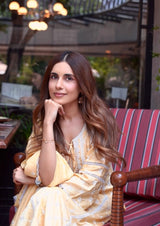 Kriti Singh in KIRAN - Yellow Cotton Suit Set