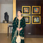 Komal Kapoor Grover in TARANA - Velvet Green Sharara Set