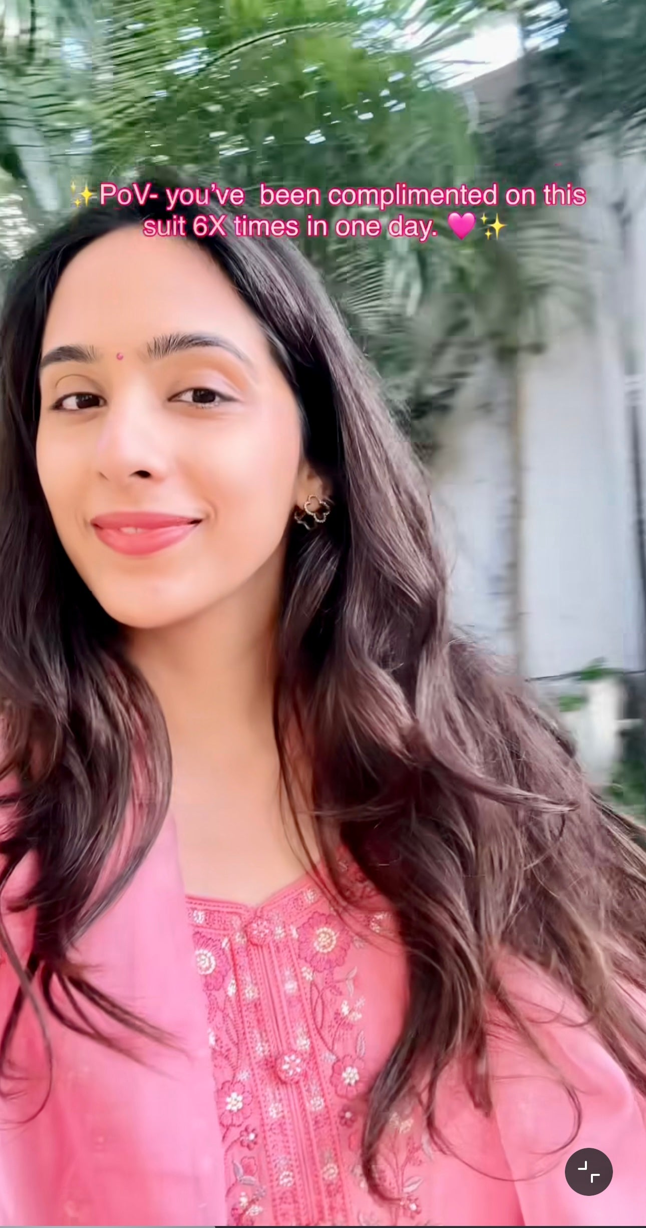 Dr. Taniya Bakshi in AFSANA - Pink Chanderi Suit Set
