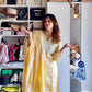Kishwer Merchant in DHOOP - Yellow Cotton Suit Set