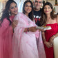 Nia Sharma in GULBANO - Pink Chanderi Suit Set