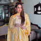 Abida Fatima in KIRAN - Yellow Cotton Suit Set