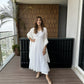 Mallika Singhania in Aseem Ivory White Embroidered Anarkali Gown Set