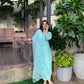 Shreya Lakhani in AYRA - Sea Green Chanderi Suit Set