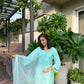 Shreya Lakhani in AYRA - Sea Green Chanderi Suit Set