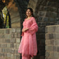 Antra Agarwal in AFSANA - Pink Chanderi Suit Set