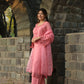 Antra Agarwal in AFSANA - Pink Chanderi Suit Set