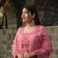 Antra Agarwal in AFSANA - Pink Chanderi Suit Set