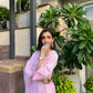 Shreya Lakahni in SAANVI - Pink Chanderi Suit Set
