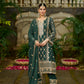 ISHITA - Green Organza A-line Suit Set