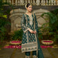 ISHITA - Green Organza A-line Suit Set