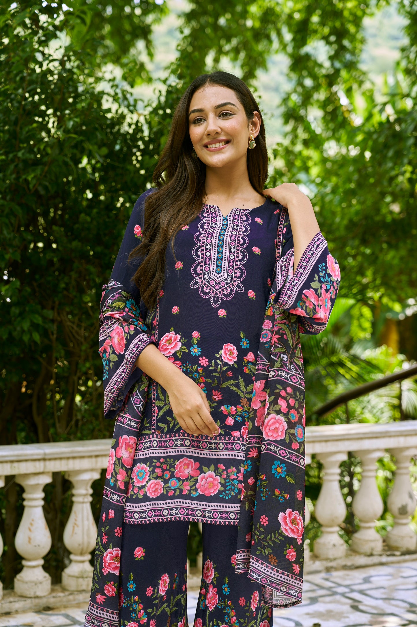 KHUSHBU - Blue Suit Set