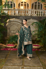 NAINA - Green Organza Farsi Salwar Set