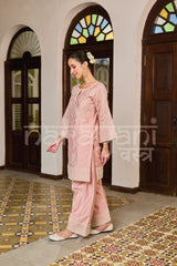 MEHRUN - Bush Pink Chanderi Suit Set