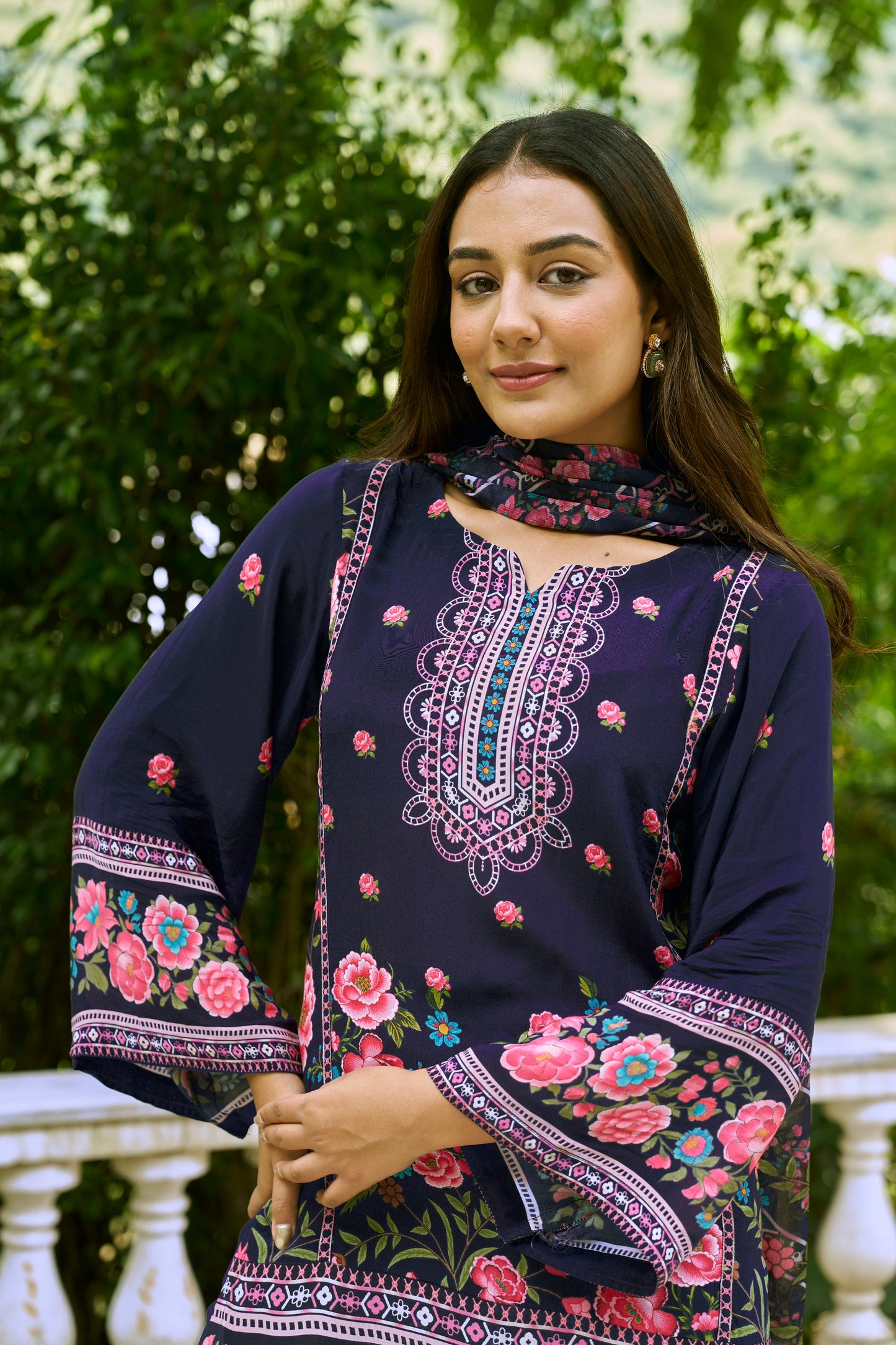 KHUSHBU - Blue Suit Set
