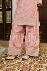 MEHRUN - Bush Pink Chanderi Suit Set