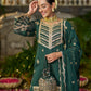 Amita Singh (@amitasinghh) VANI - Green Organza Sharara Set