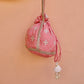 Sitara - Pink Organza Potli Bag